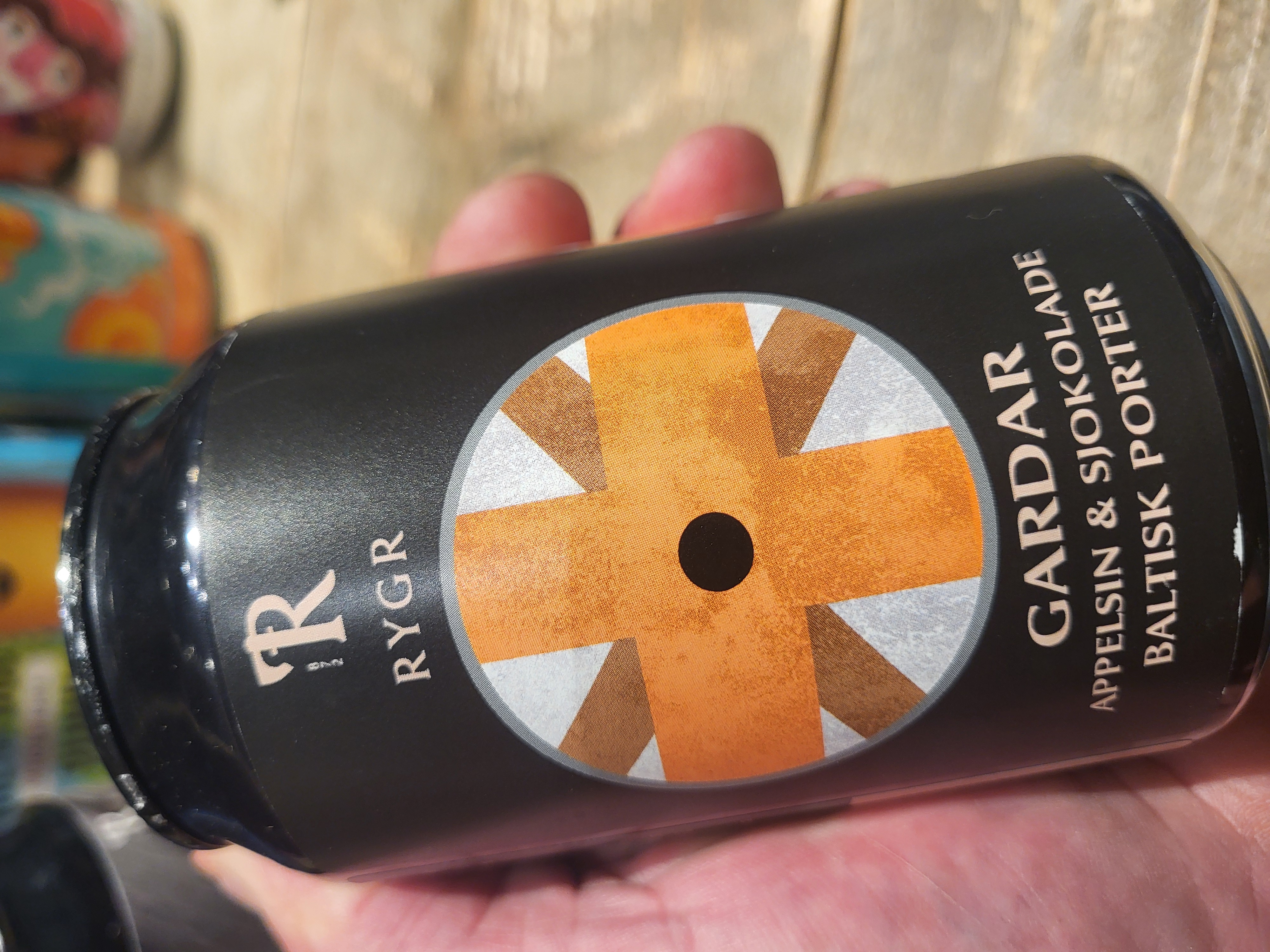 Rygr [N} Gardar Appelsin & Sjokolade Baltisk :Porter 7% 33cl.
