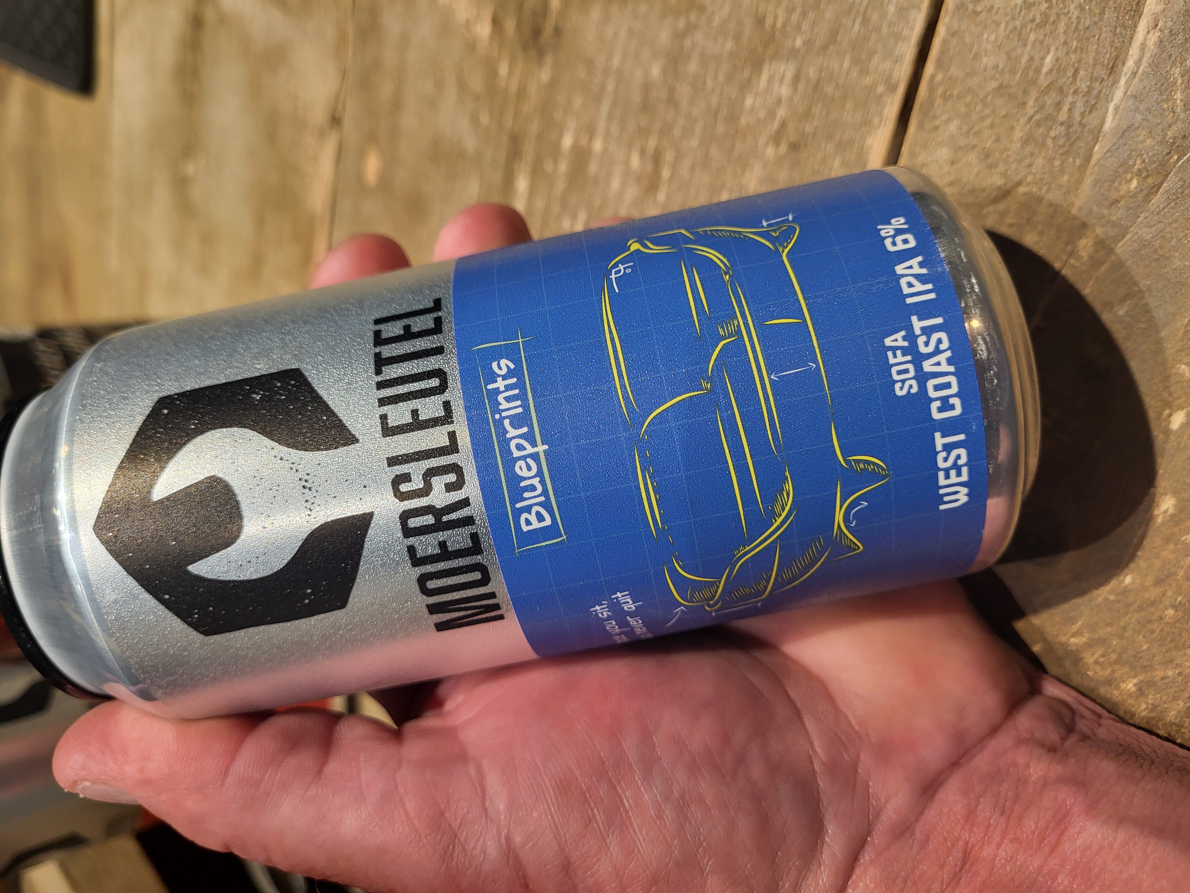 Moersleutel [Alkmaar]  collab Abstrax [USA] Blueprints Sofa WCIPA 6% 44cl