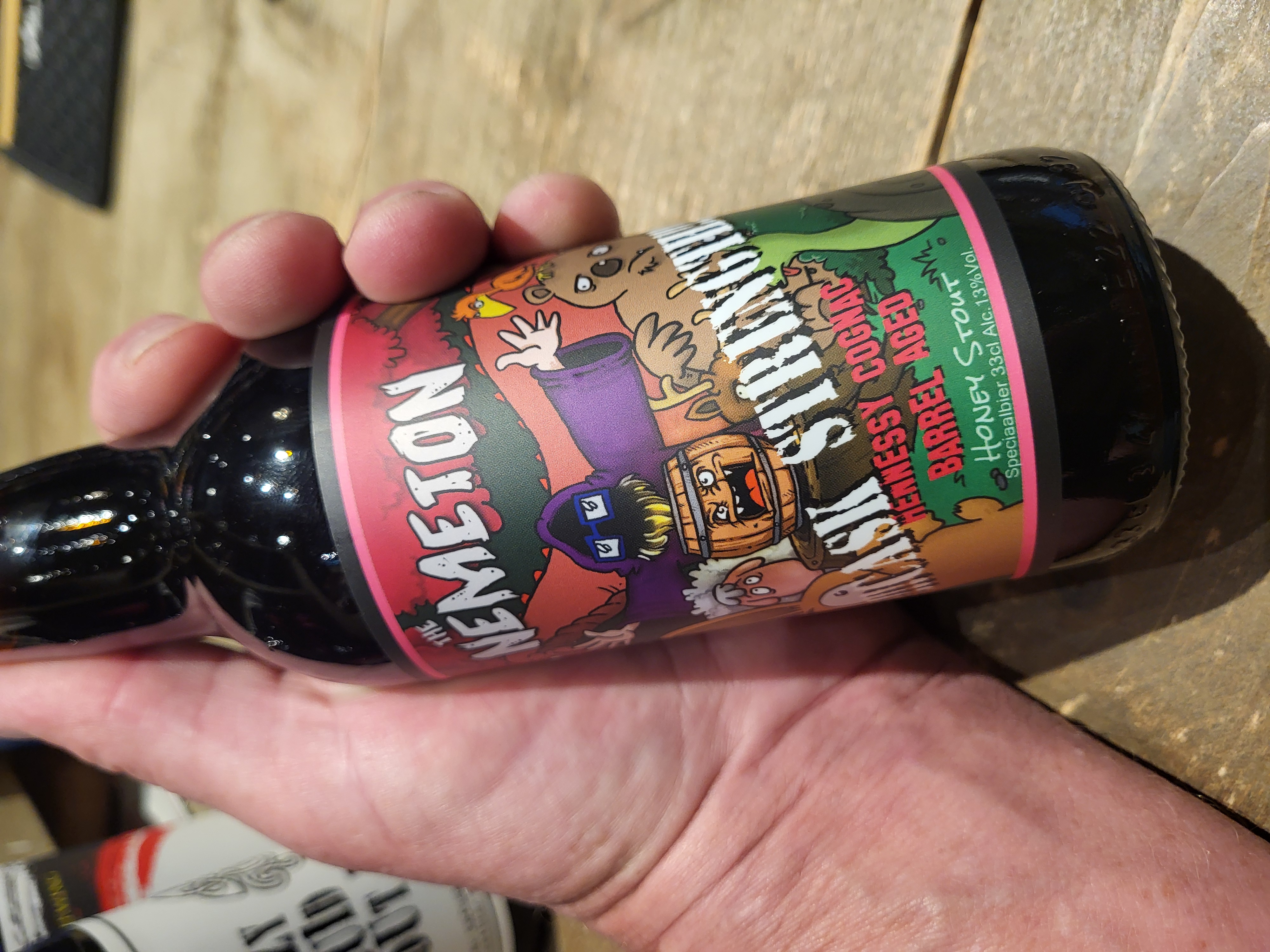 Nemeton Brewing [Waalwijk] Cask Strength Hennesy BA Honey Stout 13% 33cl.