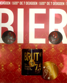 DE 7 Deugden [Amsterdam] Brut 75cl Giftpack met 2 glazen