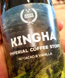 Halve Tamme Kingha Imperial Coffee Stout with cacao & vanilla 37,5cl