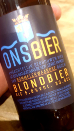 Onsbier Blondbier 5.8% 33cl