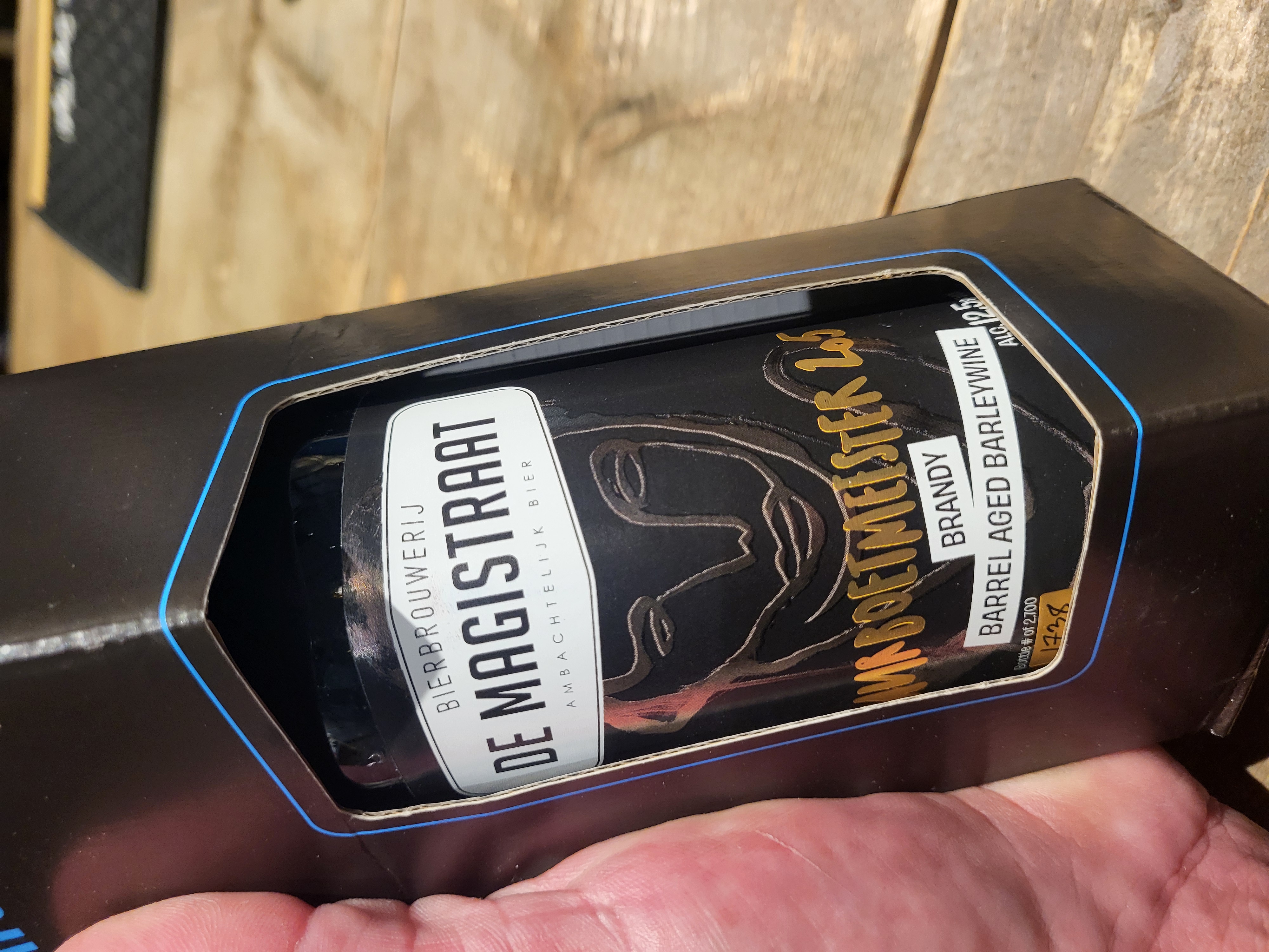 De Magistraat [Almkerk] Vurboetmeester 205 BA Brandy Barleywine 12.5% 33cl