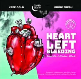 Third Moon 3rd Anniversary Hart Left Bleeding Triple IPA 9,5% 473ml
