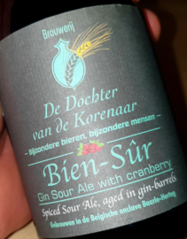 Dochter van de Korenaar [BE] Bien-Sûr BA Gin Sour Ale with Cranberry 7% 33cl