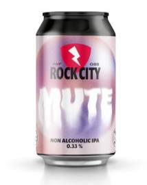 Rock City Mute Non-Alcoholic IPA 0,33% 33cl