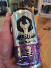 Moersleutel [Alkmaar] 10 Years Celebration Drift Candybar Pastry Stout 11% 44cl