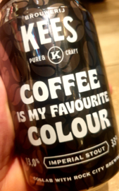 Kees  [Middelburg] collab Rock City - Coffee is my favourite Colour -Imperila Stout 13% 33cl