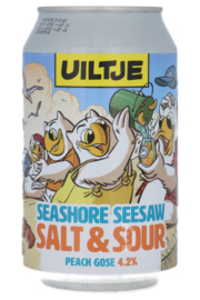 Uiltje Seashore Seesaw Salt&Sour Peach Gose 4.2% 33 cl.