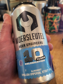 Moersleutel [Alkmaar]  10 Years Celebration Slingshot English Imperial Stout 11% 44cl