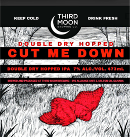 Third Moon Cut me Down - Double Dry Hopped IPA 7% 473ml