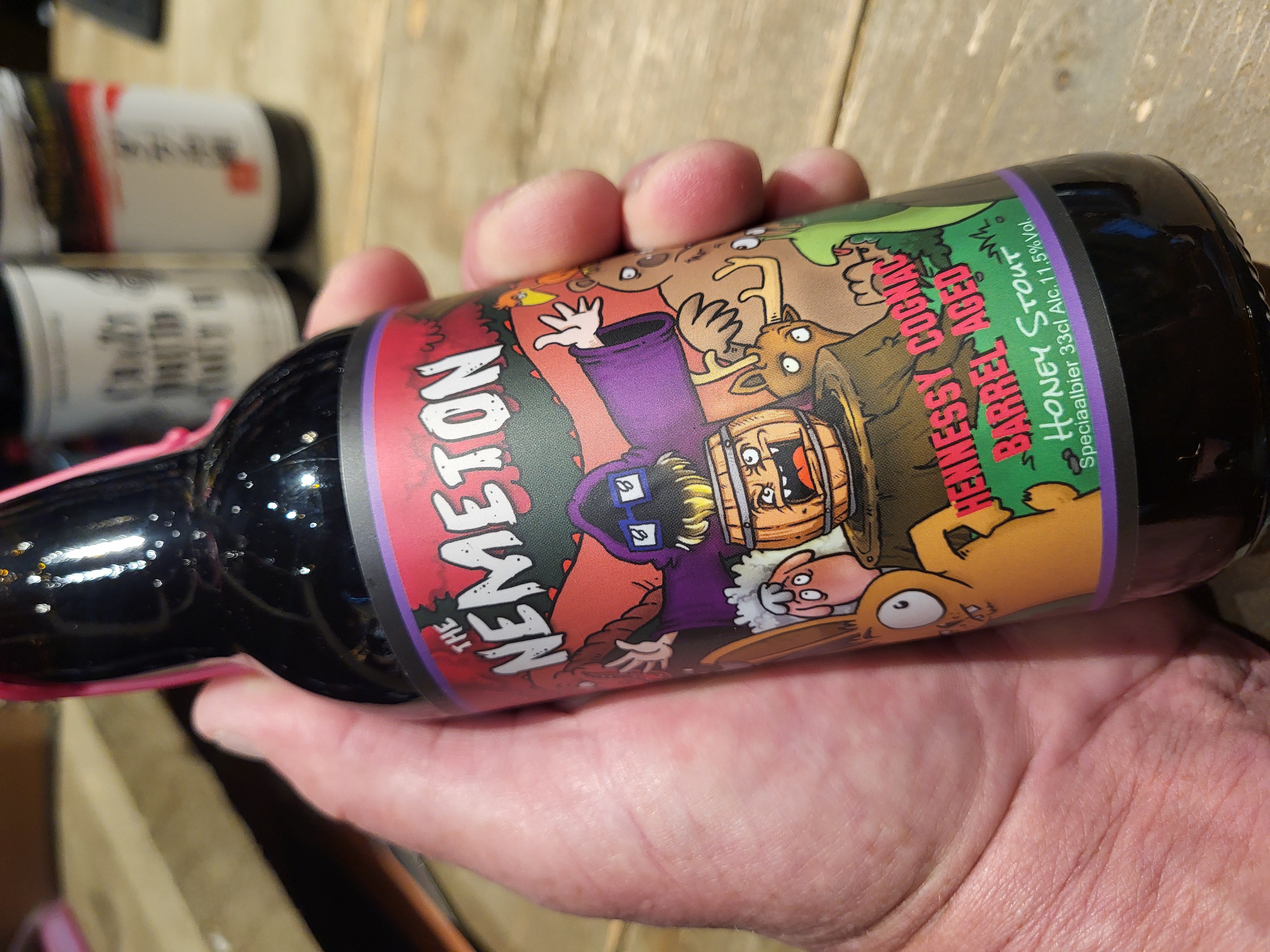 Nemeton Brewing [Waalwijk] Hennesy BA Honey Stout 11.5% 33cl.