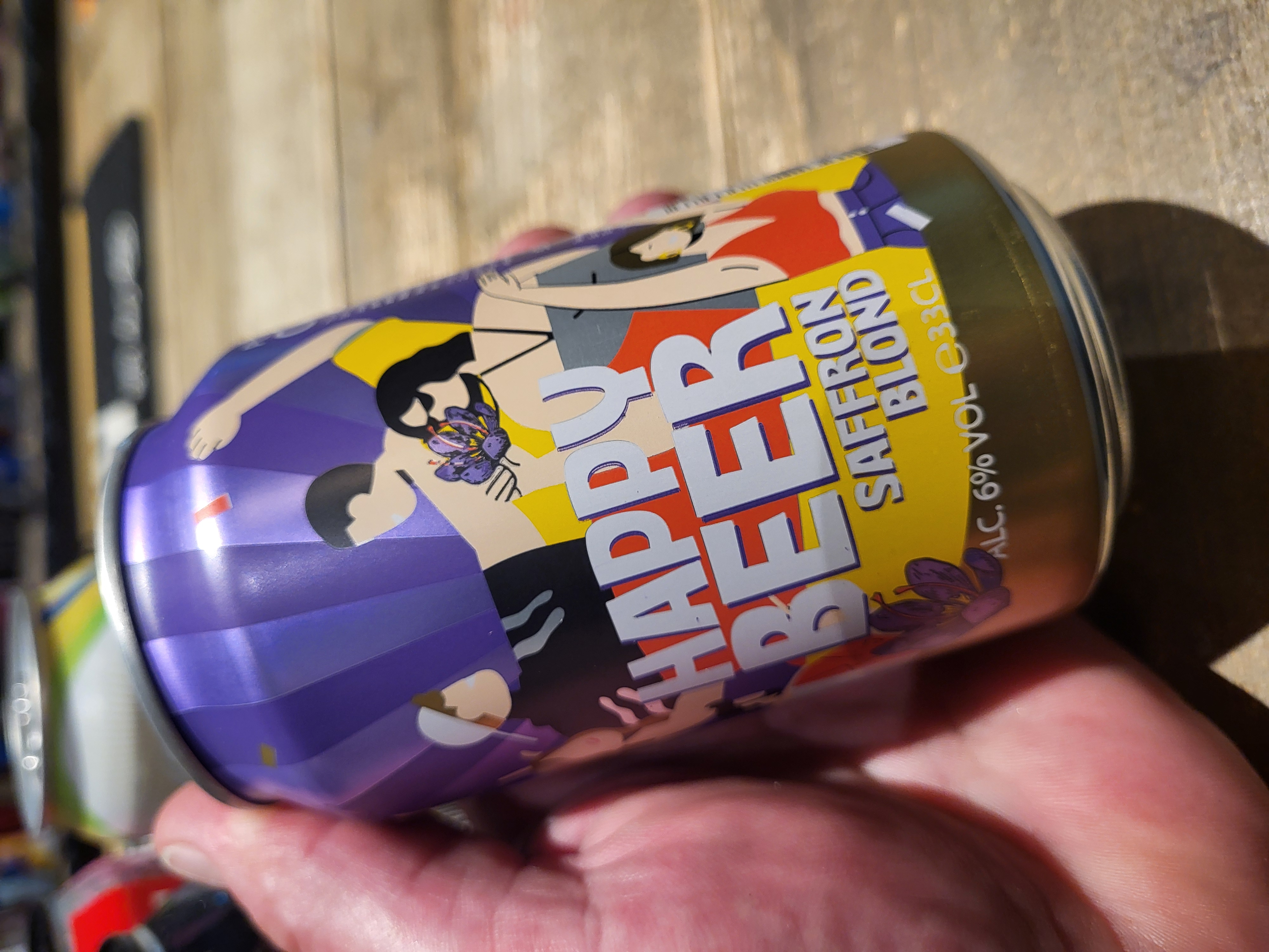 Cyrus ['s-Hertogenbosch] Happy Beer Saffron Blond 6% 33cl.