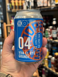 Jopen  Chapters 2024 04/12 Viva El Rye Grande 100% Rye Hazy IPA 7.5% 33cl.