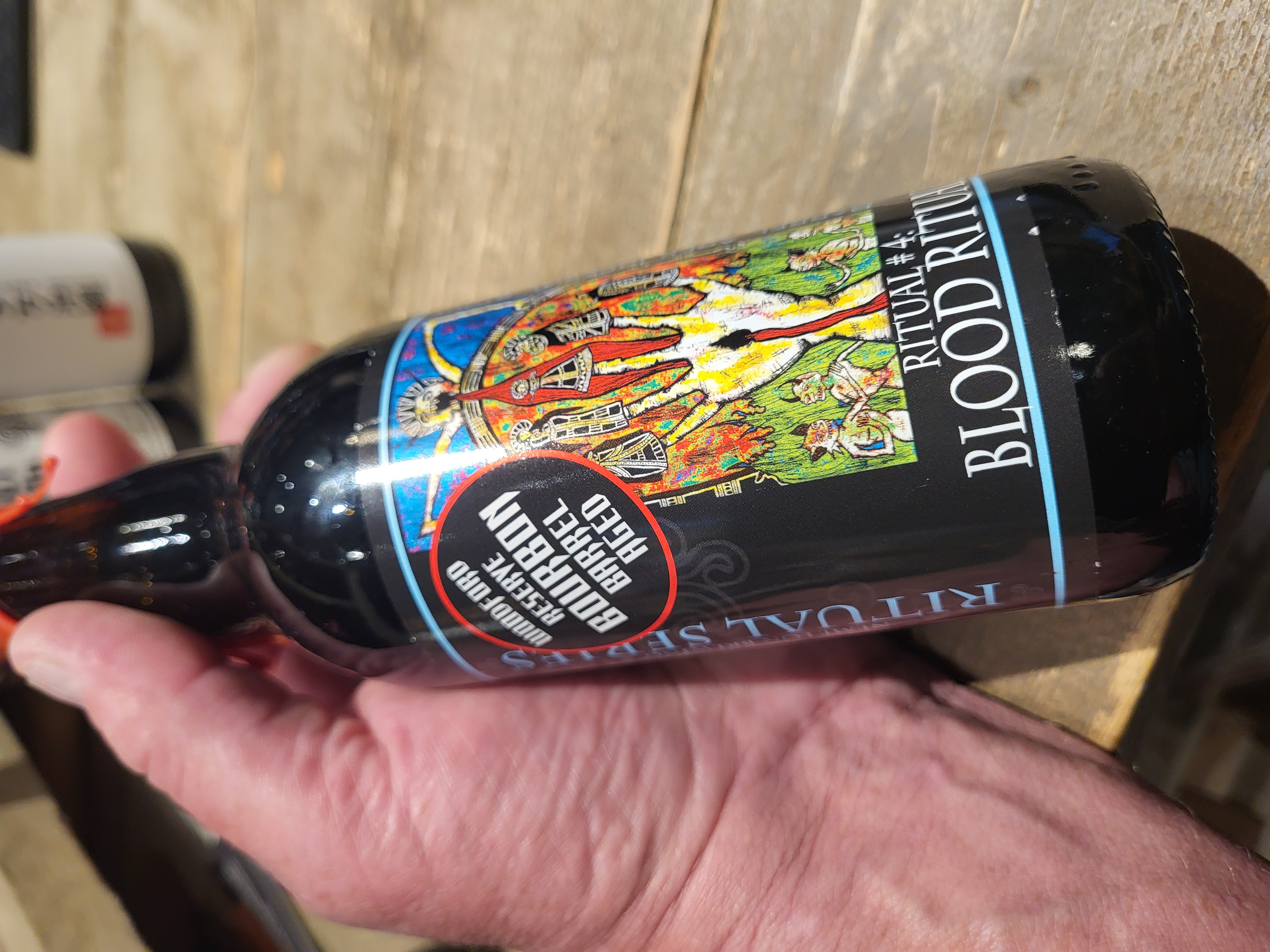 Nemeton Brewing [Waalwijk] Blood Ritual #4 Bourbon BA 11% 33cl.