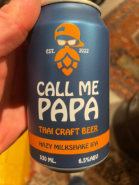 Thai Spirit Industry Co. Ltd [Thailand] "Call me Papa" Hazy Milkshake IPA 6.5% 33cl.