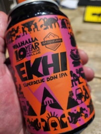 Walhalla [Amsterdam] collab Basqueland [ES] EKHI 10 Years DDH IPA Superdelic 6.6% 33cl