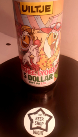 Uiltje Lychee, Lychee, 5 Dollar Juicy IPA 7,5% 44cl