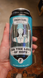 Frontaal [Breda] For the Love of Hops Turquoise NEIPA 5.5% 44cl.