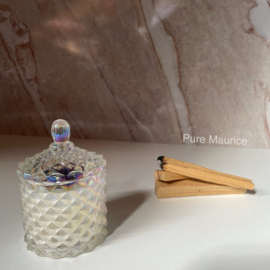 Handmade aura ‘Palo Santo’ with Amethyst candle