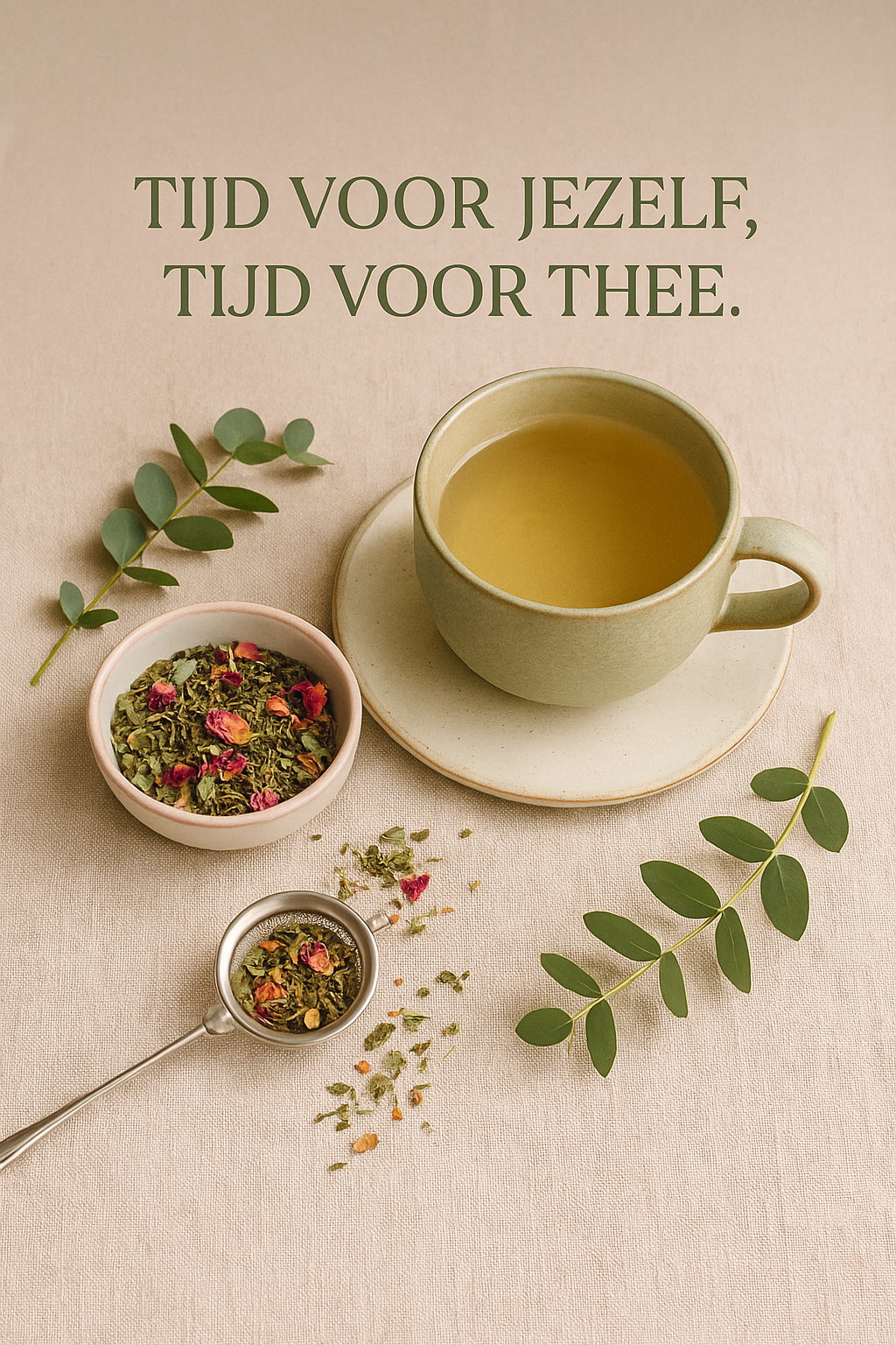 thee kopje, schaaltje verse thee