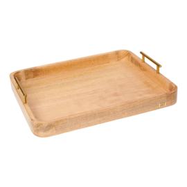 Return to Sender - Tray with brass handles S