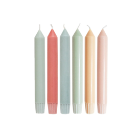 Return to Sender - Dinner candles multicolor