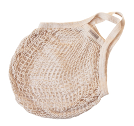 Bo Weevil net bag short handle organic cotton natural