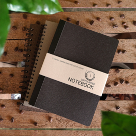 Coffee based - Notebook Arabica Black or Cafea Silverskin