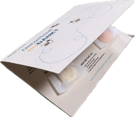 Loofy's -Papierweise Faltkarte mit Mini-Shampoo und Body Bar