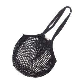 Bo Weevil net bag long handle organic cotton black