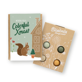 Blossombs - Giftbox mini 4 stuks met thema sleeve