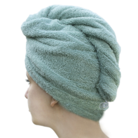 Bo Weevil hair towel mineral green