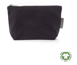 Bo Weevil small make-up bag with cool zip antraciet