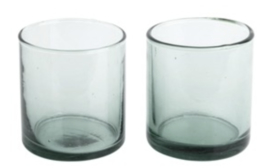Return to Sender - 2 glazen van gerecycled glas