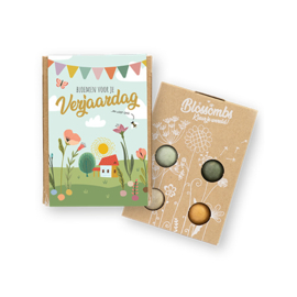 Blossombs - Giftbox mini 4 stuks met thema sleeve