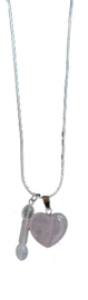 Tinkle Alarm - handgefertigte Halskette mit Edelstein