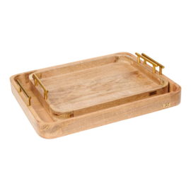 Return to Sender - Tray with brass handles L