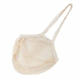 Bo Weevil net bag long handle organic cotton natural