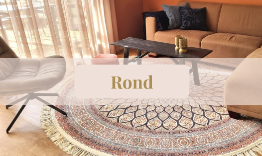 rond perzisch tapijt