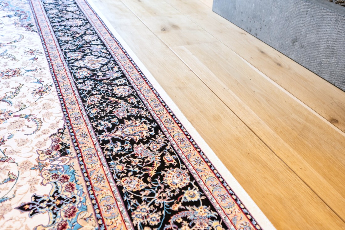 SusaStyle Perzisch oosters tapijt creme en blauw