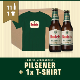 11x PILSENER 30CL + 1x T-SHIRT