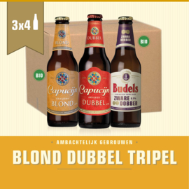 BUDELS BLOND DUBBEL TRIPPEL BOX - 3X4 30CL