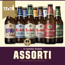 BUDELS ASSORTI BOX  - 12X1 30CL
