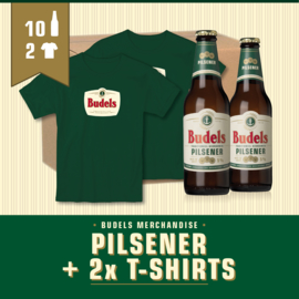 10x PILSENER 30CL + 2x T-SHIRT