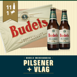 11x PILSENER 30CL + 1x VLAG