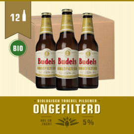 BUDELS ONGEFILTERD BIO - BOX - 12X30CL