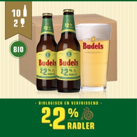 BUDELS 2.2% RADLER BIO - 10X30CL + 2GL.