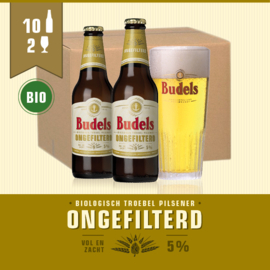 BUDELS ONGEFILTERD BIO - 10X30CL + 2GL.