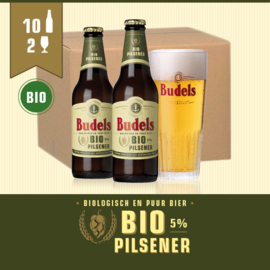 BUDELS BIO PILSENER - 10X30CL + 2GL.